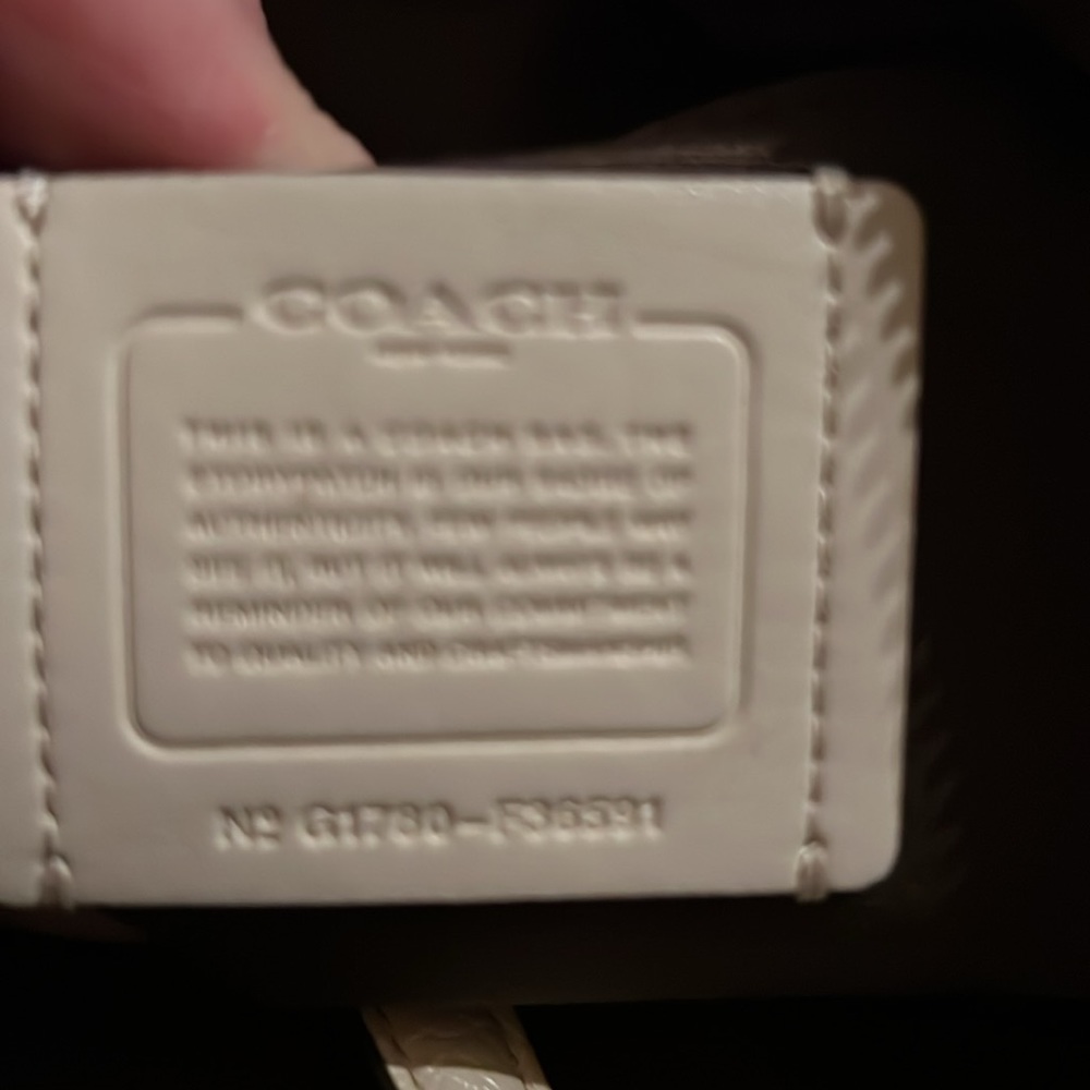 Coach handle satchel bag - Picture 3 of 5